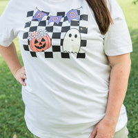 Boo Checkered Tee