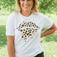 Leopard Lips Graphic Tee