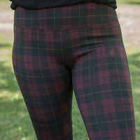 This Love Plaid Ponte Pants