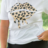 Leopard Lips Graphic Tee