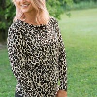 Leopard and Lace Top