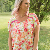 Bright Eyed Floral Top