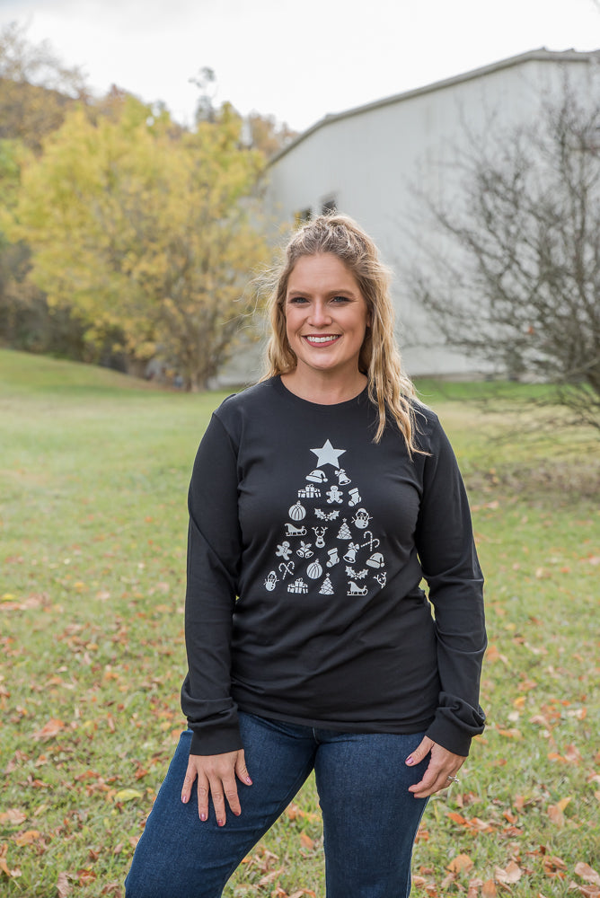 Decorate the Tree Long Sleeve Graphic Tee