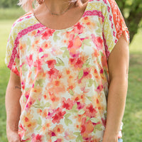 Bright Eyed Floral Top