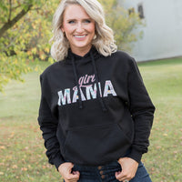 Girl Mama Graphic Hoodie in Black