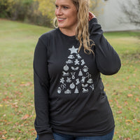 Decorate the Tree Long Sleeve Graphic Tee