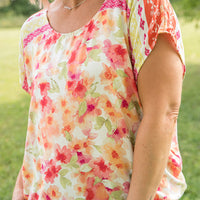 Bright Eyed Floral Top