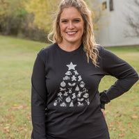 Decorate the Tree Long Sleeve Graphic Tee