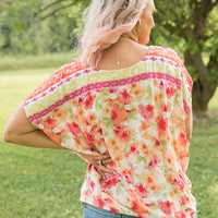 Bright Eyed Floral Top