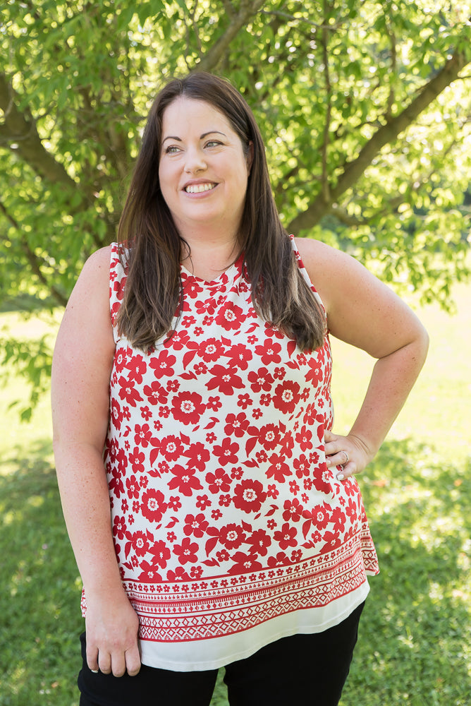 The Lady in Red Top