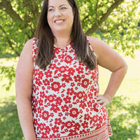 The Lady in Red Top