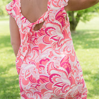 Coral Splash Dress