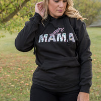 Girl Mama Graphic Hoodie in Black