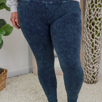 My Mineral Washed Yoga Leggings