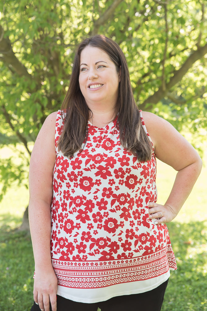 The Lady in Red Top