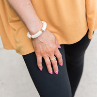 Boho Breeze Bracelet in Ivory