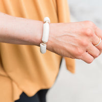 Boho Breeze Bracelet in Ivory