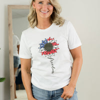 Freedom Sunflower Tee