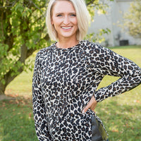 Southern Nights Top in Leopard