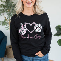 Peace Love Dogs Graphic Tee