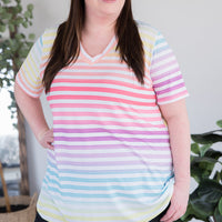 Sherbert Rainbow Top