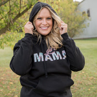 Girl Mama Graphic Hoodie in Black