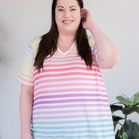 Sherbert Rainbow Top