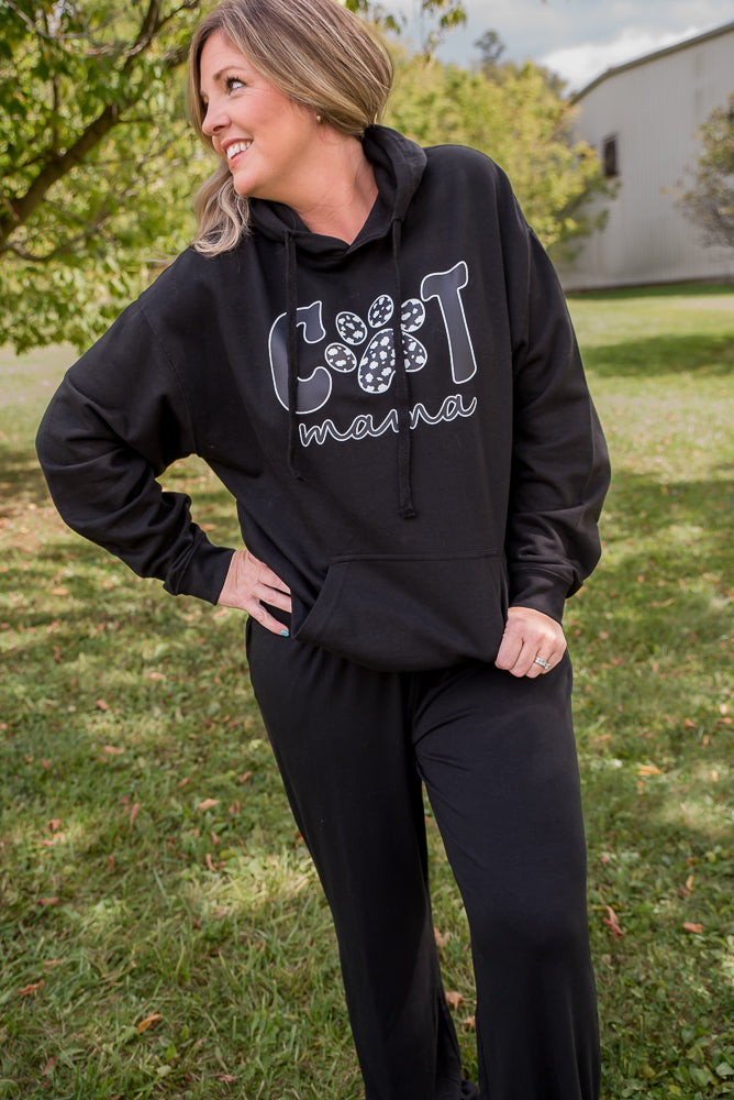 Cat Mama Graphic Hoodie