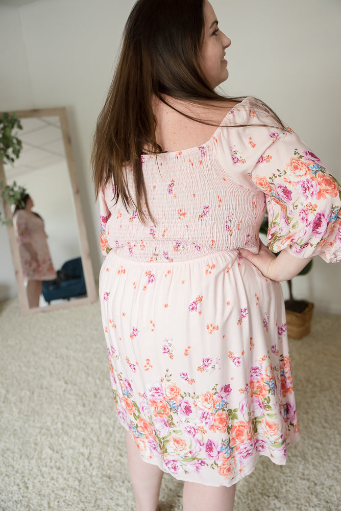 Elegant and Sweet Floral Dress