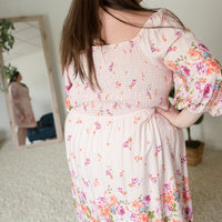 Elegant and Sweet Floral Dress