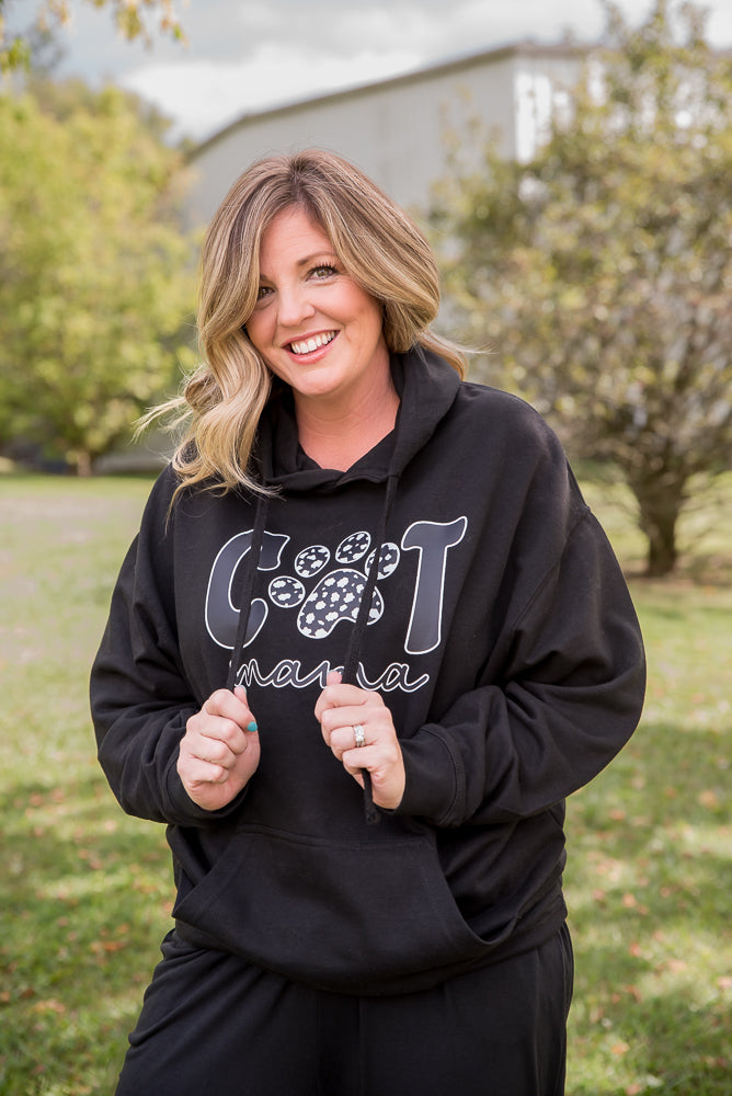 Cat Mama Graphic Hoodie