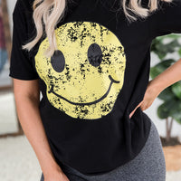 Vintage Smiley Face Graphic Tee