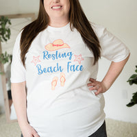 Resting Beach Face Graphic Tee