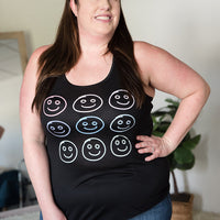 All Smiles Graphic Tank