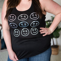 All Smiles Graphic Tank