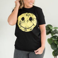 Vintage Smiley Face Graphic Tee