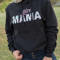 Girl Mama Graphic Hoodie in Black