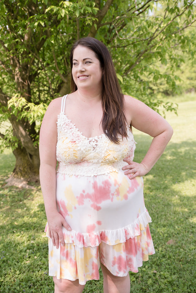 Cotton Candy Tie Dye Romper