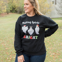 Making Spirits Bright Graphic Crewneck Sweatshirt