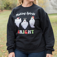 Making Spirits Bright Graphic Crewneck Sweatshirt