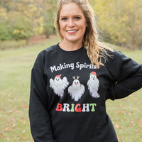 Making Spirits Bright Graphic Crewneck Sweatshirt