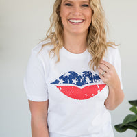 American Lips Graphic Tee