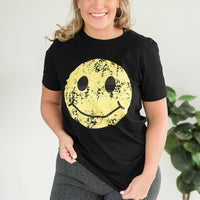 Vintage Smiley Face Graphic Tee