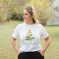 Merry Christmas Tree Graphic Tee