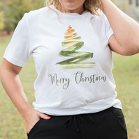 Merry Christmas Tree Graphic Tee