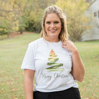 Merry Christmas Tree Graphic Tee