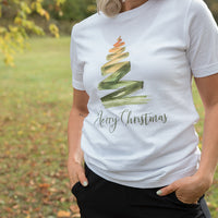 Merry Christmas Tree Graphic Tee