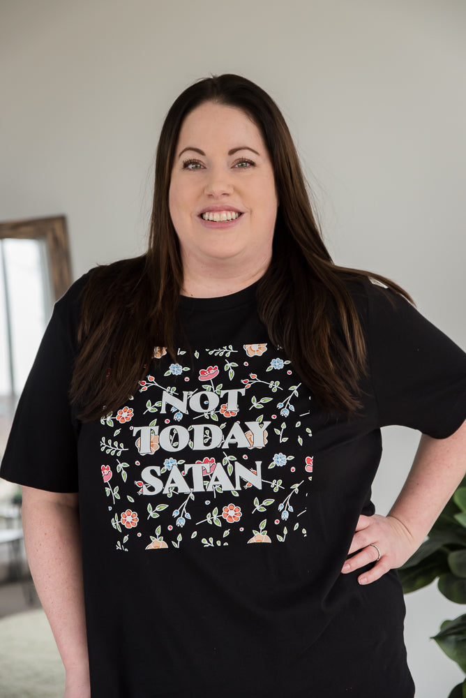 Not Today Satan Graphic Tee