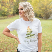 Merry Christmas Tree Graphic Tee