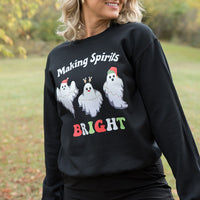 Making Spirits Bright Graphic Crewneck Sweatshirt